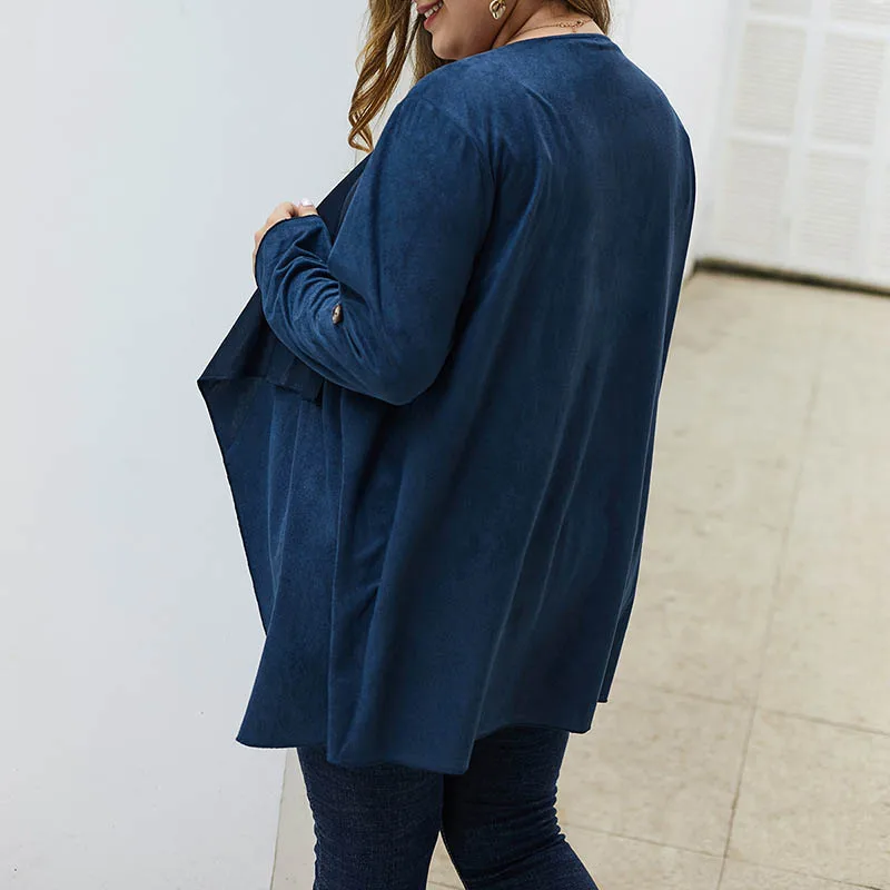 Демисезонное Женское пальто размера плюс, обхват груди 138 см, 5XL, 6XL, 7XL, 8XL, Женское пальто коричневого, синего, зеленого цветов
