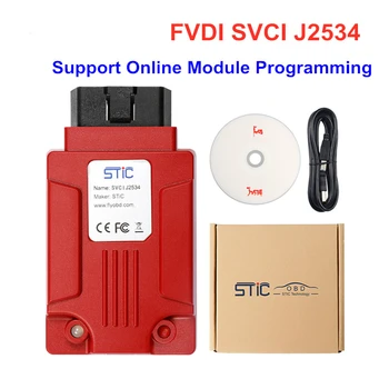 

Original FVDI J2534 Car Diagnostic Tool SVCI J2534 Support SAE J1850 Protocol Online Module Programming Better Than ELM327 ELS27