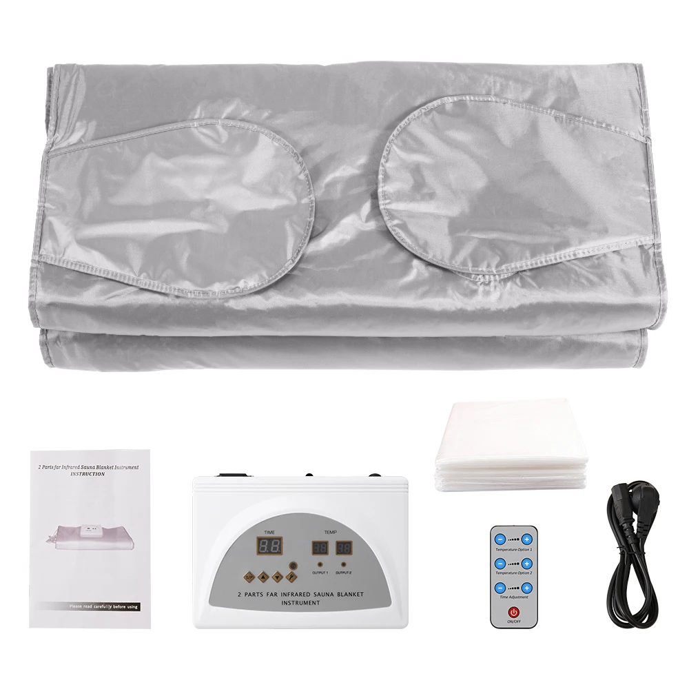 EU US Stock Sauna Blanket Hand-reachable Design Digital Thermal Body Shaper For Weight Loss and Fitness