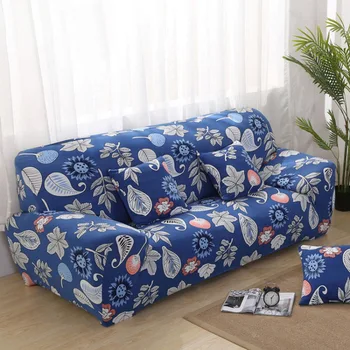 

sofa cover flowers printing Cloth one two three four seats pillow case Four seasons slipcover sofa universal copridivano