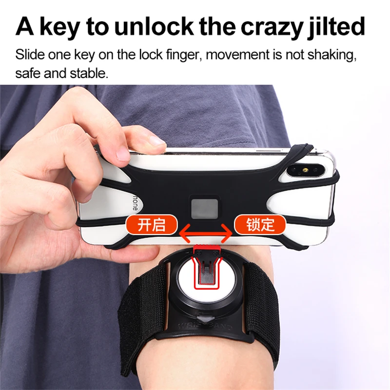 Running Armbands Mountaineering Riding Navigation Mobile Phone Holder Arm Iphone Samsung Fitness Arm Bag Sports Armband WristBag