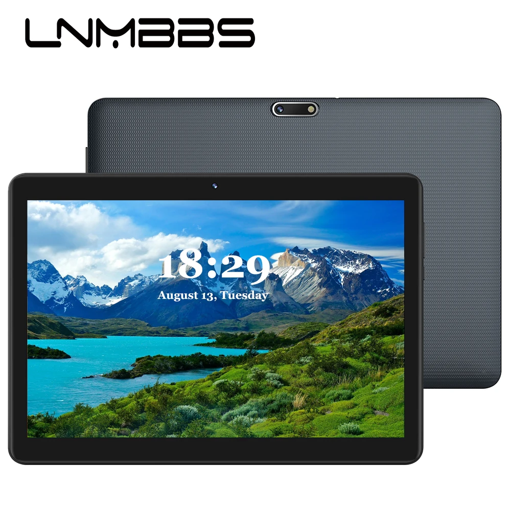 

LNMBBS W116 Tablet 10.1 inch 4GB+32GB Tablet PC Android 9.0 1920*1200 Quad Core GPS Phablet Dual SIM Card Dual Cameras tablets