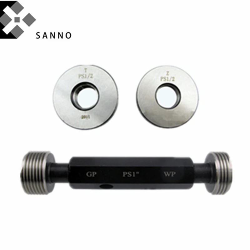 

PS thread plug gauge standard go nogo PS1/2, 1/4, 3/4, 2 1/2，3 inch screw ring / plug gauge measuring testing tools