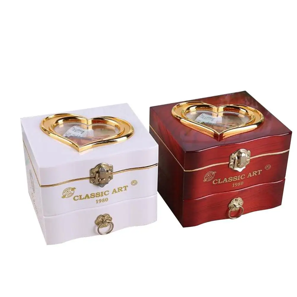 

New Innovative Jewelry Music Box DIY Ornament Decoration Music Box Rotating Dancing Girl Retro Gifts