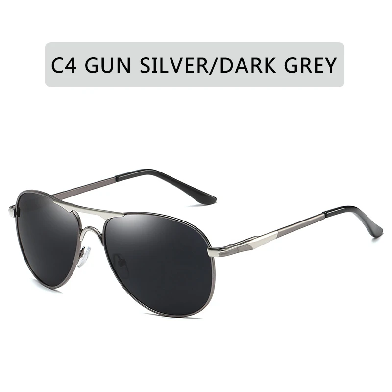 Мужские винтажные Поляризованные солнцезащитные очки, классические брендовые солнцезащитные очки с покрытием, очки для вождения для мужчин/женщин, мужские очки - Цвет линз: C4