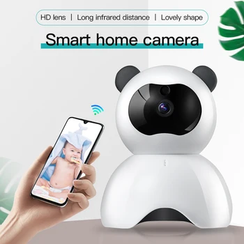 

WIFI Camera 1080P HD Security IP Cam Human Pet Detection Night Vision Support SD Card YI Cloud Motion Tracking for Cats Dogs