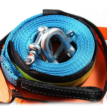 

Automotive Polyester High Strength Tow Rope Off-Road Vehicle Reflective Traction Rope 5 Meters 8 Tons Widened Thick Pull Cart