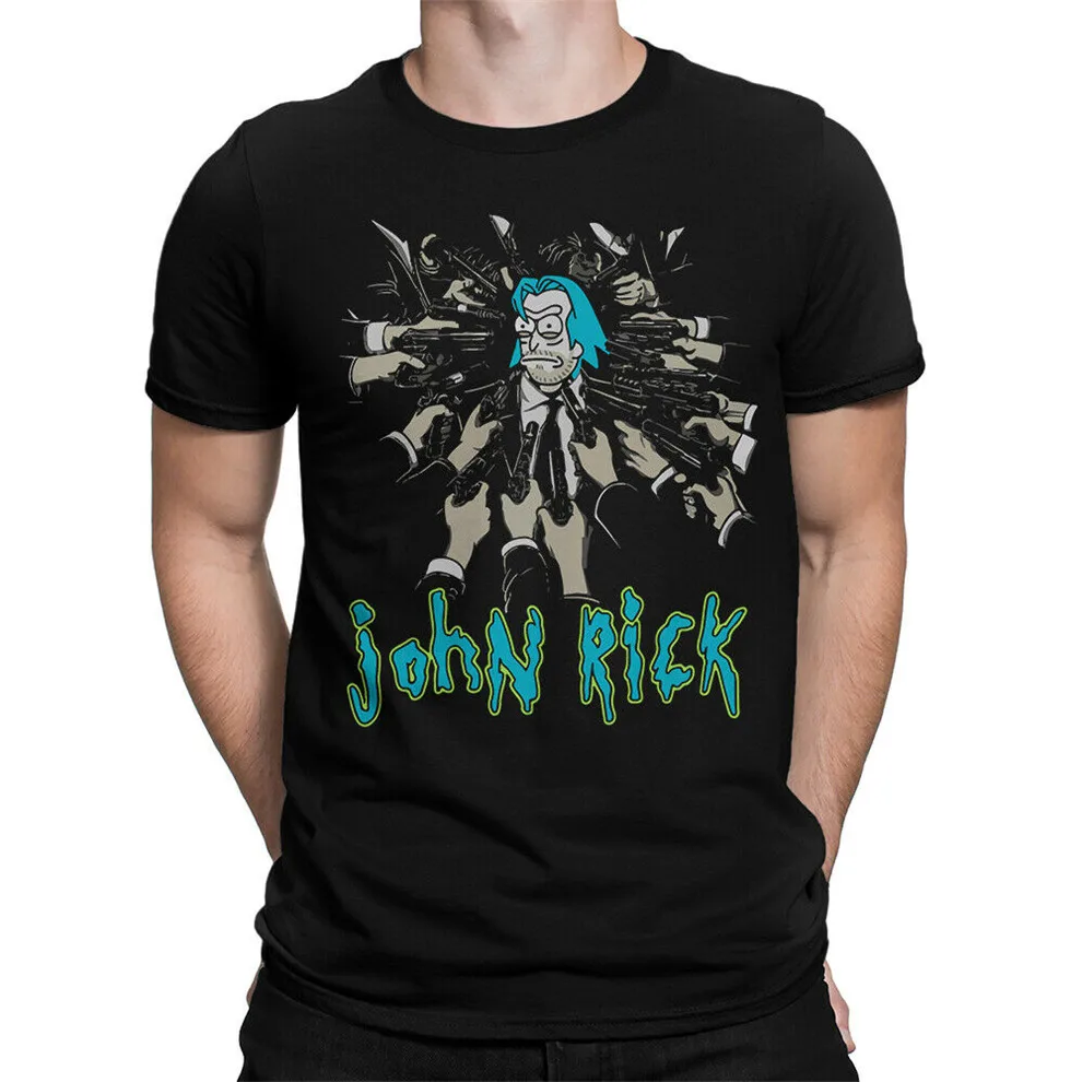 Забавная футболка John Rick Keanu Reeves X Sanchez Классическая индивидуального дизайна |