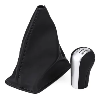 

5 speed gear knob and gaiter cover full kit PU Leather and Plastic Material for Toyota Corolla 1998-2009 Black