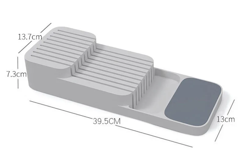 Держатель для ножей GOALONE, органайзер для кухонного ящика, лоток для кухонного хранения, держатель для стейков, ножей и столовых приборов, органайзеры