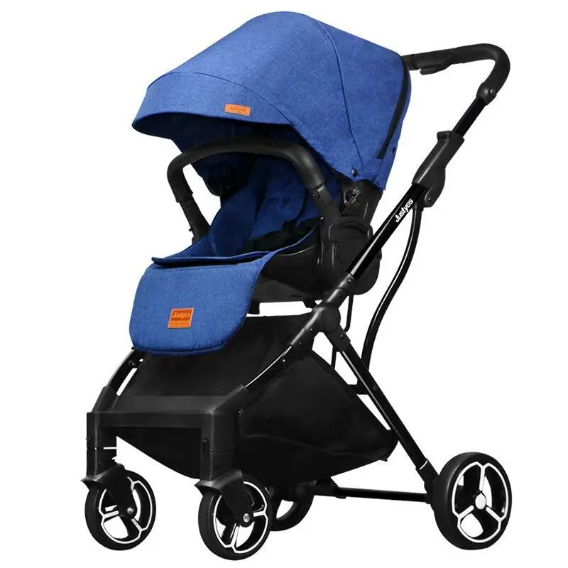 Goede 2019 Nieuwe comfortabele twee weg pure kleur kinderwagen eenvoudige zonnescherm inklapbare kinderwagen