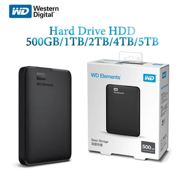 

Western Digital WD Elements 2.5" Portable Hard Drive 1TB 2TB 3TB 4TB Hdd Disco Duro Externo Disque Portable for laptop pc