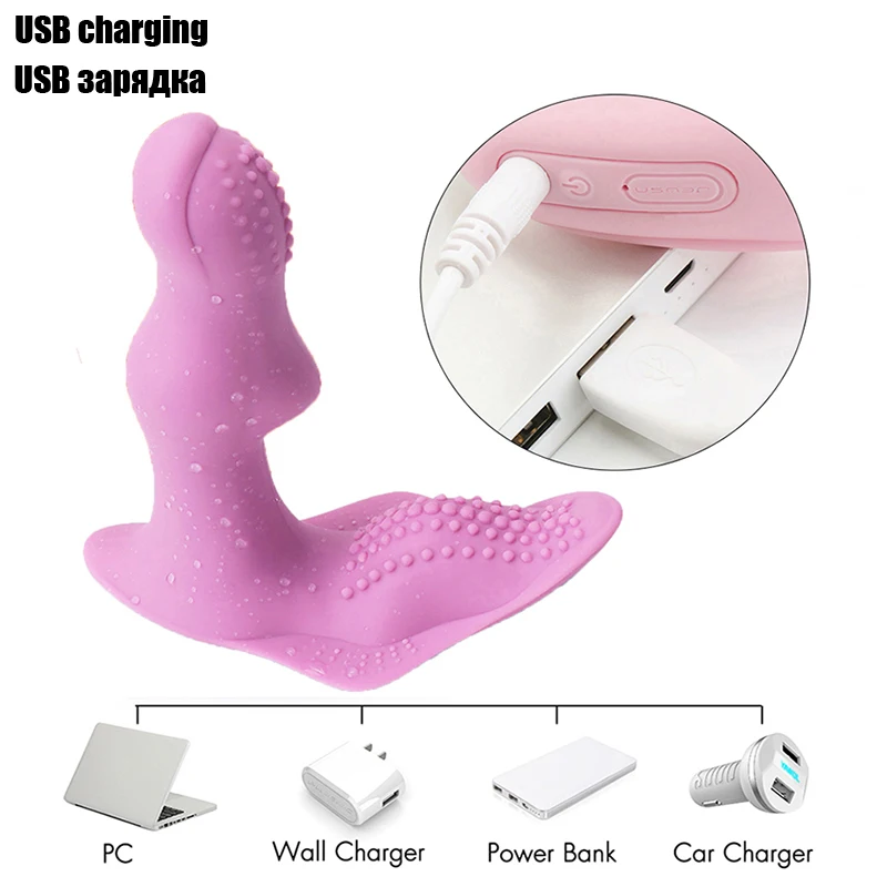 Wearable Wireless Vibrator Clitoris Stimulation Female Masturbation USB Charg G Spot Massage Dildos Vibrator Sex Toys For Women 6