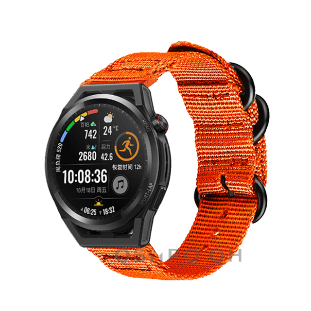 22mm nylon Band For Huawei Watch GT Runner Sport Watchband for Watch GT3 GT 3 42 46mm Wristband Replacement Bracelet Correa