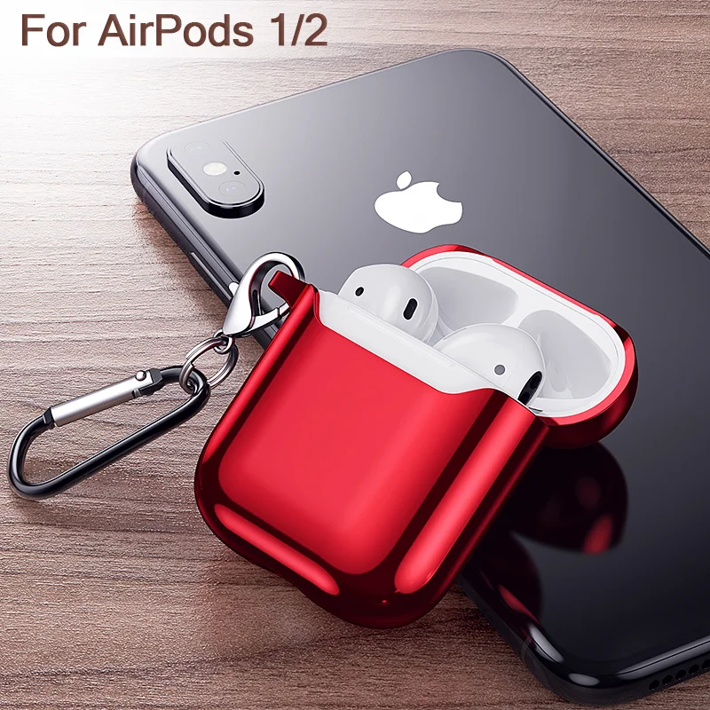 Чехол для Airpods 1 2 чехла наушники для Apple Air Pods чехол Earpods коробка для наушников Защитный чехол для кожи чехол Аксессуары