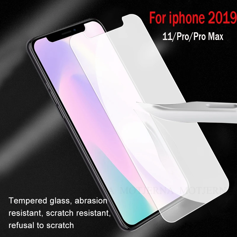 

New Phone Glass For iPhone 11 Pro 2019 XS Max X XR Front Screen Protective Film For iPhone 11 Pro XS XR Tempered Glass
