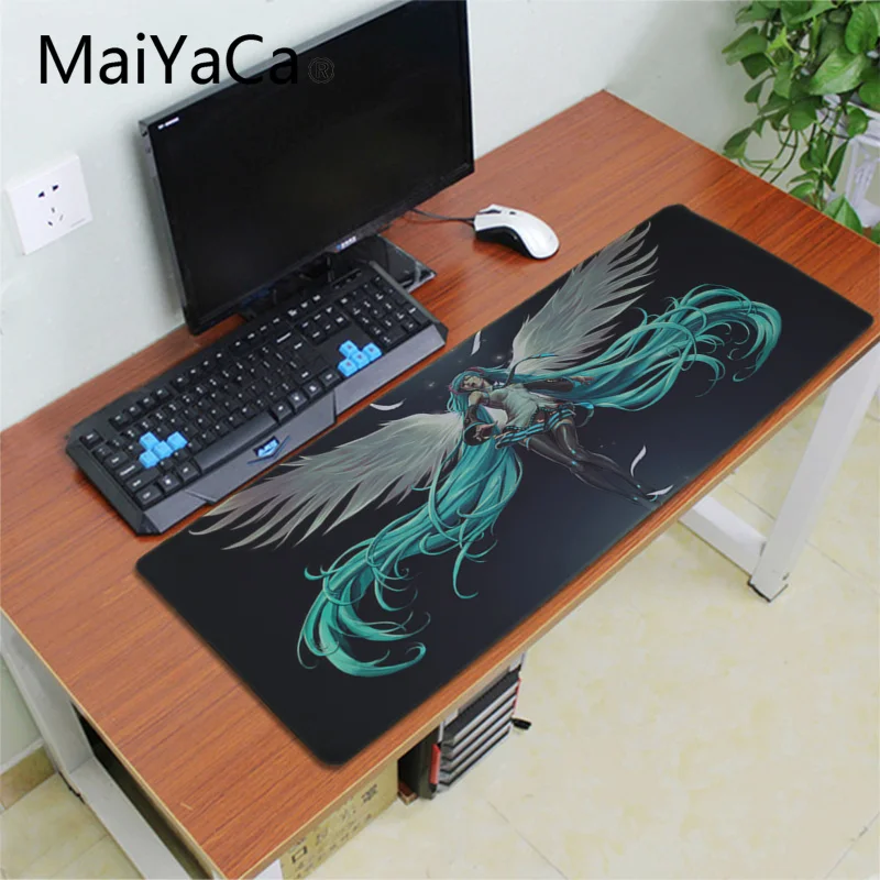 Maiyaca Hatsune аниме Мику девочка коврик для мыши игровой коврик для мыши xl скоростной игровой коврик клавиатура Коврик для мыши стол для портативного компьютера ноутбука коврик