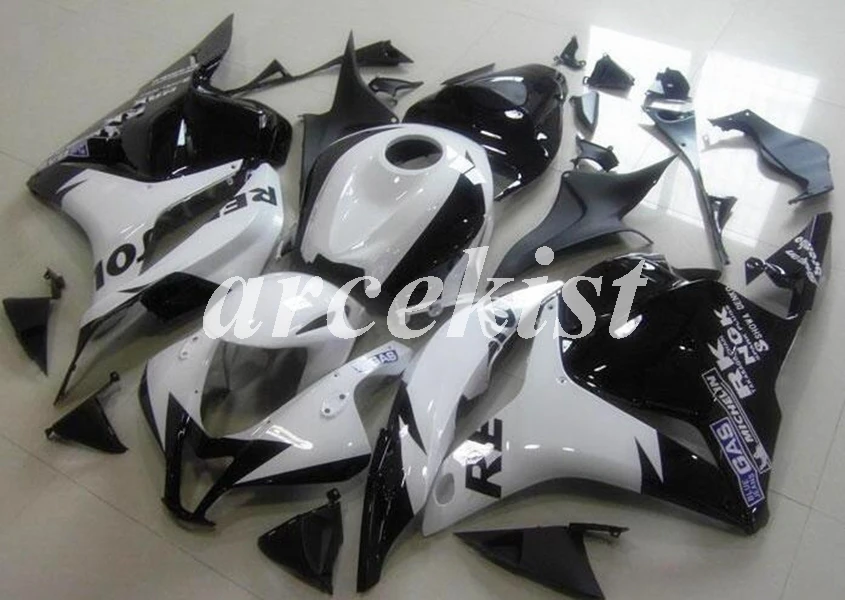 4 подарки литьевая Форма ABS Полный обтекатели Подходит для HONDA CBR600RR F5 2009 2010 2011 2012 09 10 11 12 набор кузова белый черный