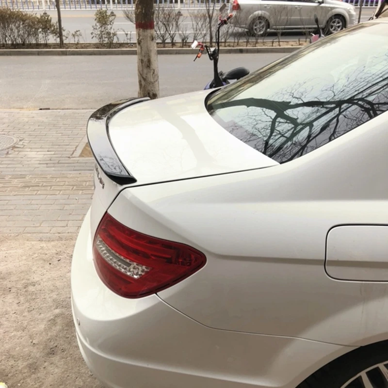 Задний спойлер Неокрашенный из АБС пластика для Benz W204 C180 C200 C260 C280 C300 C74 крышка