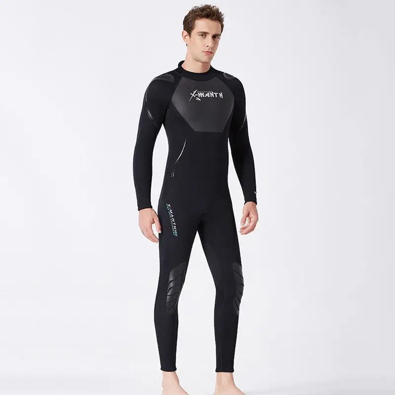 Dive& Sail черный 3 мм неопреновый лоскутный мокрого костюма для дайвинга подводное плавание серфинг сохраняет тепло против царапин