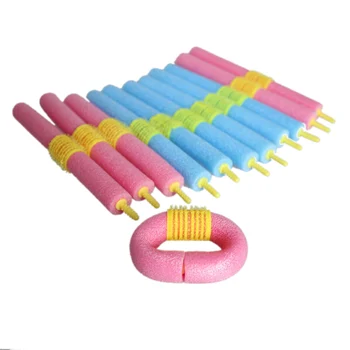 

12PCS Soft Hair Curler Roller Curl Hair Bendy Rollers DIY Magic Hair Curlers Tool Styling Rollers Sponge Hair Curling