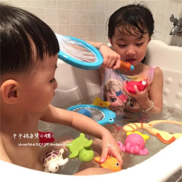 Детские рыбки, ловля воды, игрушки, детские развивающие игрушки для купания, Акула 7, маленькие животные, называемые драгом, набор