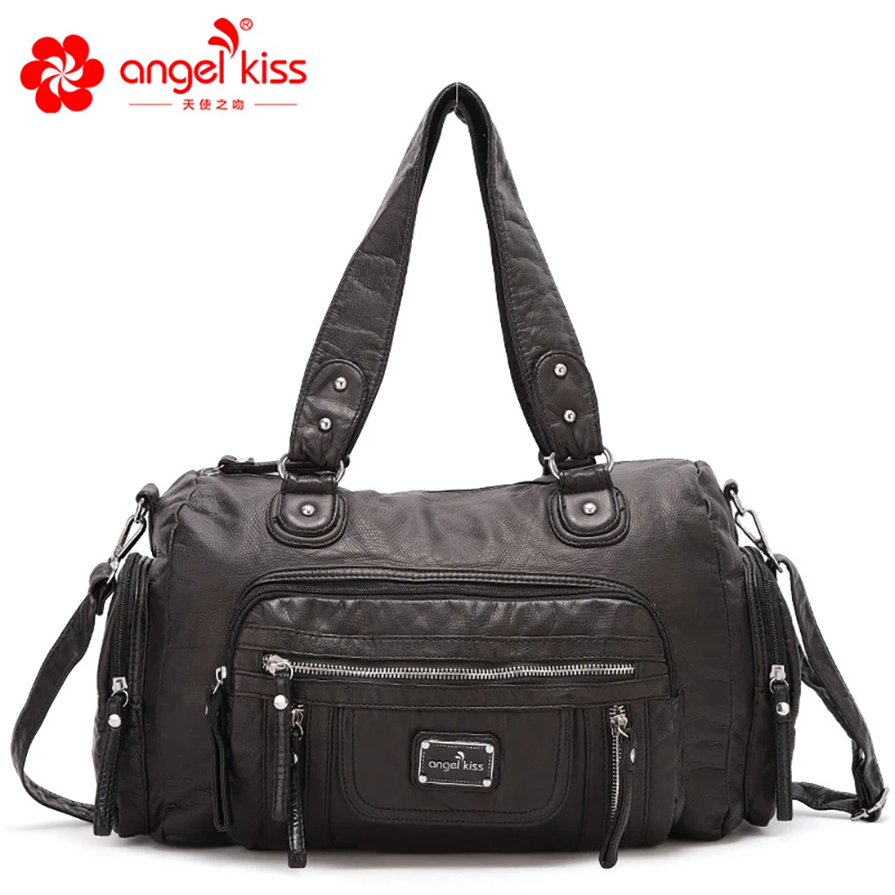 

Femeal Shoulder Bags for Women 2019 Luxury Hongkong Brand Washed Shopping Tote Bags Ladies Hobo Crossbody Bags Bolso Mujer