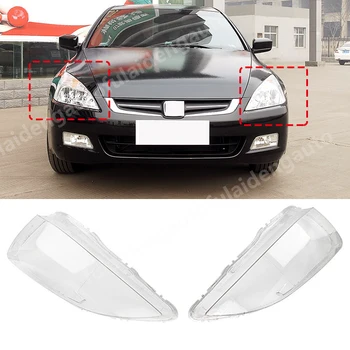 

1pcs Car Headlight Headlamp Clear Lens Lenses Lamp Cover For Honda Accord 2003-2007 lamp shell masks Car accessories
