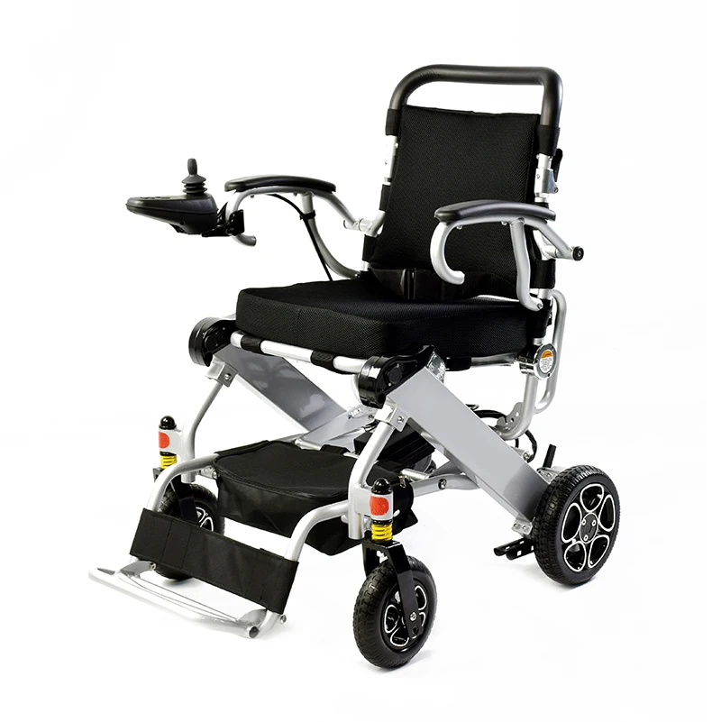 electric wheelchair Высокое качество сильная грузоподъемность электрическая инвалидная коляска со складным одобрением CE - Цвет: electric wheelchair