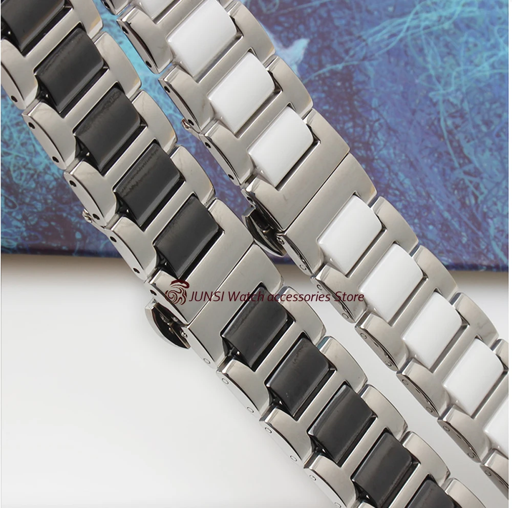 Металлический ремешок для часов Swatch YGS716 YAS100 YVS441G/YAS112G браслет из нержавеющей стали+ керамический ремешок для часов 17 мм для женщин