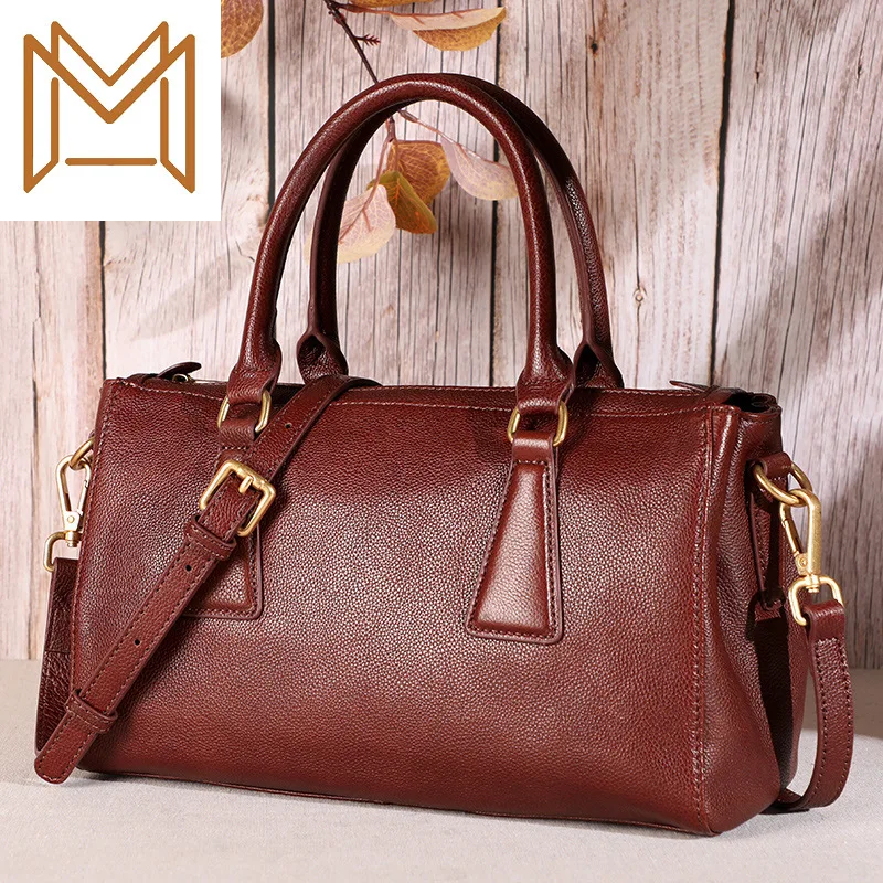 

Package Genuine Leather Manual Woman Package Capacity Portable Diagonal Bag Woman