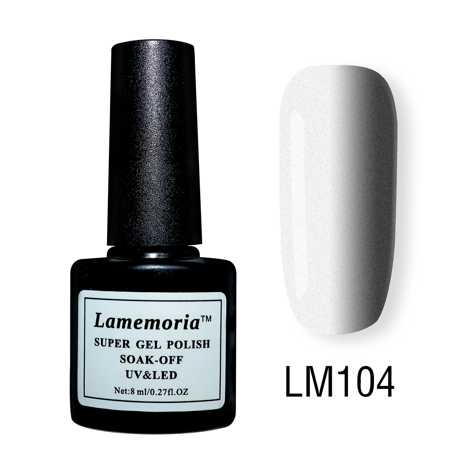Lamemoria, 8 мл, Гель-лак для ногтей, гибридный, все для маникюра, 60 цветов, полуперманентный УФ лак для ногтей, Prime Gel Ongle Paznokcie - Цвет: LM104