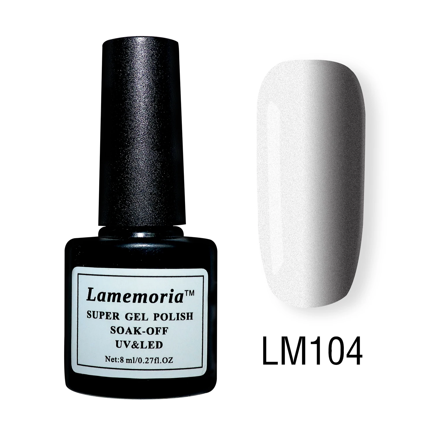 LM104 Lamemoria, 8 мл, Гель-лак для ногтей, гибридный, все для маникюра, 60 цветов, полуперманентный УФ лак для ногтей, Prime Gel Ongle Paznokcie - Цвет: LM104