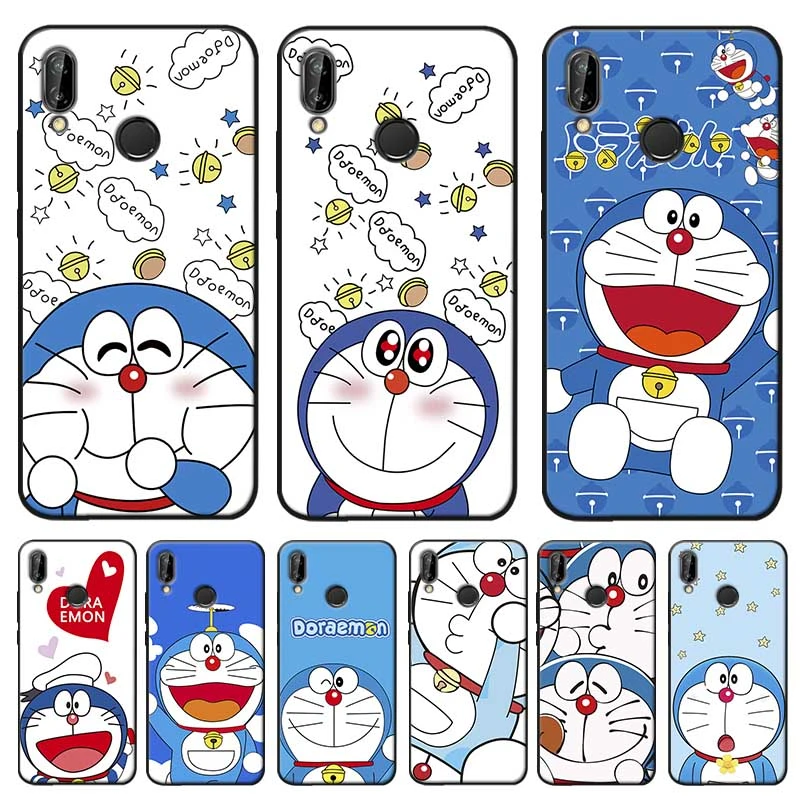 Funny Doraemon Cartoon cute Cover for xiaomi redmi note 7 k20 pro 7 note 5 6  4x 7a Clear Soft Silicone Phone Case|Fitted Cases| - AliExpress