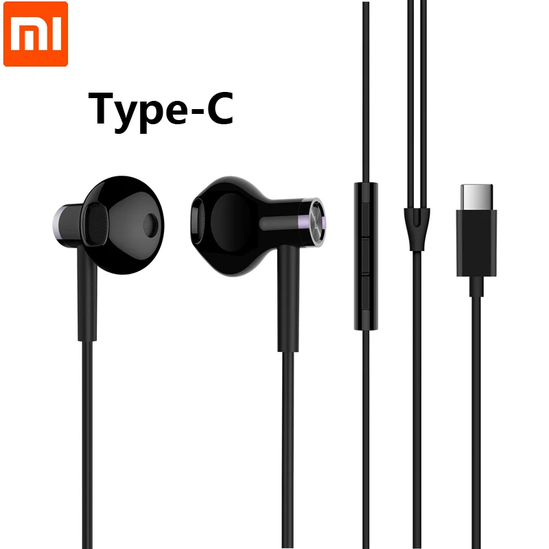 Наушники-вкладыши Xiaomi Mi Dual Unit с микрофоном | Электроника