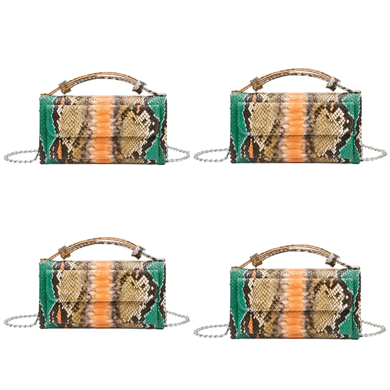 

Snake skin handbag Women Crossbody bags for women 2019 New Fashion Crocodile pattern Clutchs Women Messenger Bags bolsa feminina