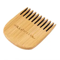 Escova de bigode versátil leve sólido grooming quadrado bolso bigode pente para masculino barba grooming pente barba