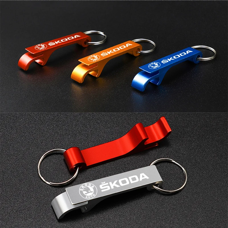 Car Emblem Beer Bottle Opener Keychain 