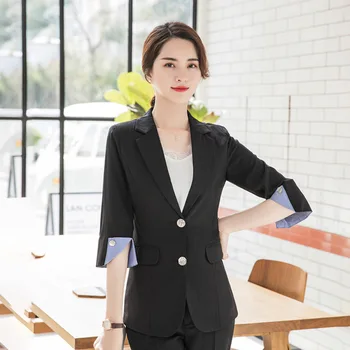 

Women Blazer Jacket Offcial Lady Spring Coat Casual Single Breasted Female Slim Women Business Jackets Fashion Suits Outwear