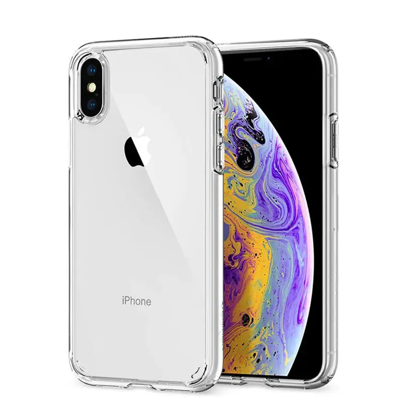 Ультратонкий Прозрачный чехол для iPhone X XS Max XR тонкий мягкий из полиуретана