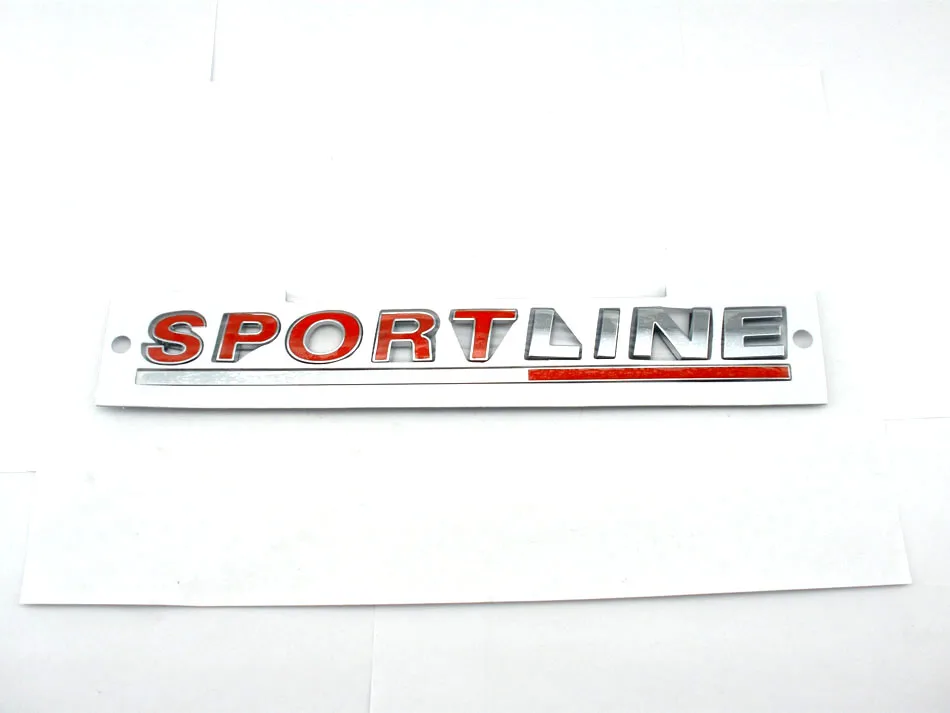 3D SPORTLINE углеродное волокно Письмо Эмблема Задняя Крышка багажника задняя дверь багажник знак логотип наклейка для VW транспортер эмблема Caddy