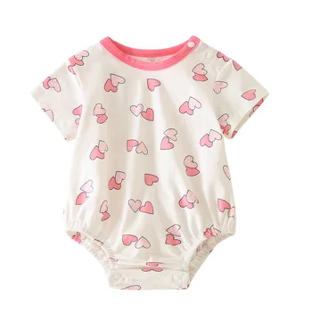 

0-2Years Baby Boy Girl Romper Cute Fruits for Newborn Baby Cotton Clothes Short Sleeve Kids Jumpsuit Baby Outfits Spring Summer