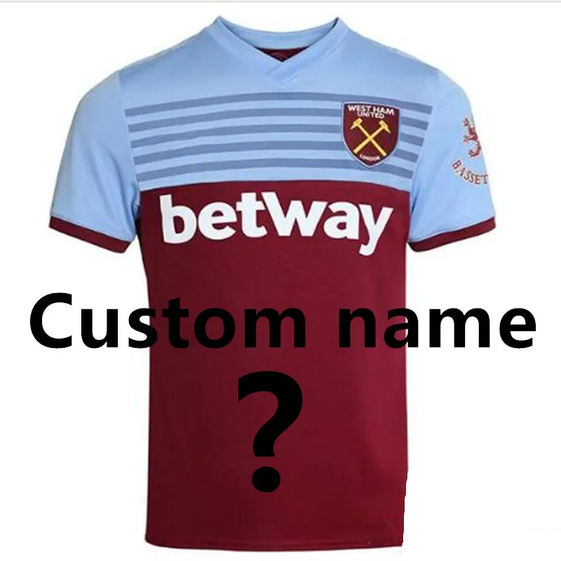 19/20 West ham Футбольная Футболка благородный Кэрролл Антону вилшере ланзини Ярмоленко DIOP RICE CHICHARITO 3RDfootball - Цвет: shirt