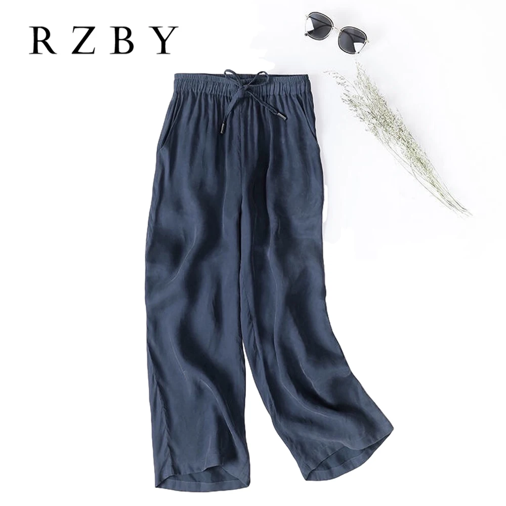 Pantalones cortos cómodos para Mujer, Pantalón deportivo multicolor, holgado, para playa, RZBY284