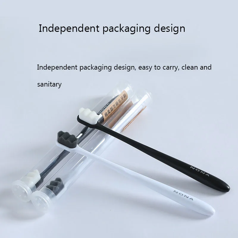 

Ultra-fine soft hair environmental protection toothbrush portable travel toothbrush boxed nano adult pregnant women's home oral