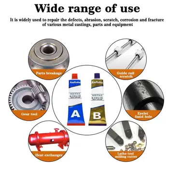 

Ab Caster Glue Casting Adhesive Industrial Repair Agent Metal Crackle Repair Trachoma Stomatal Iron Cast Casting J0T5