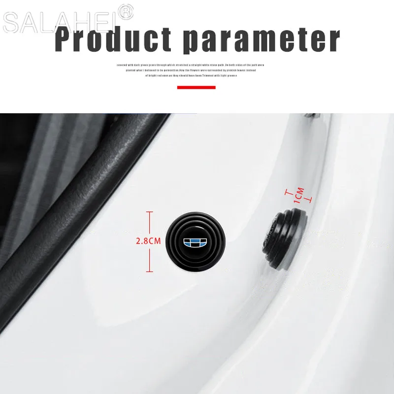 For Geely Atlas Coolray Mk Cross Boyue NL3 X6 EX7 Emgrand X7 SUV GS GT GC9 Car Sticker Door Soundproof Shock Absorber Car Goods