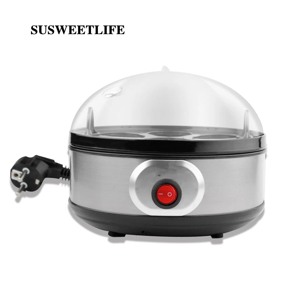 

New type of egg steamer mini stainless steel timing boiled eggs automatic power off breakfast egg boiler large capacity