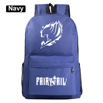

Fashion Multicolor Anime Cartoon Fairy Tail Boy Girl Book School Bag Women Bag Pack Teenagers Schoolbags Men Student Backpack