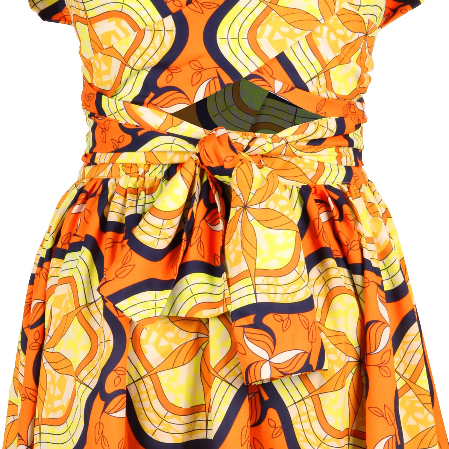 Robe africaine imprimé wax pour femme 114